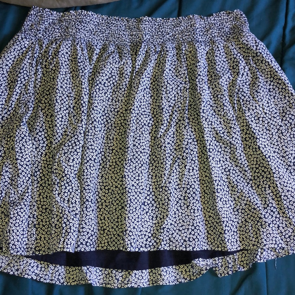 Old Navy floral print cotton skirt